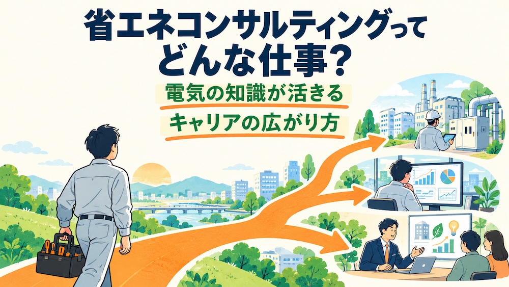 省エネコンサルティングってどんな仕事？電気の知識が活きるキャリアの広がり方